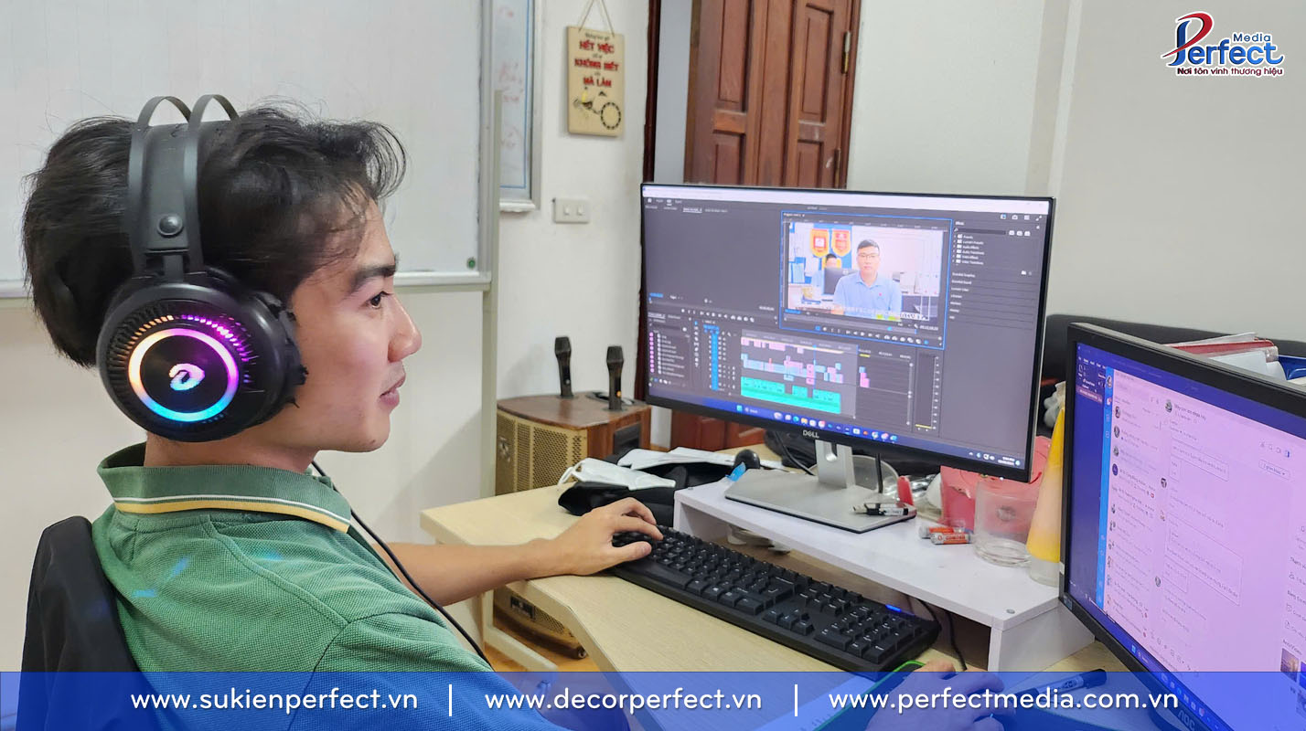 Nhân viên sản xuất video của Perfect Media