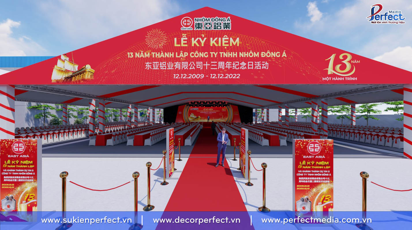 thiết kế 3D ấn phẩm standee cho sự kiện