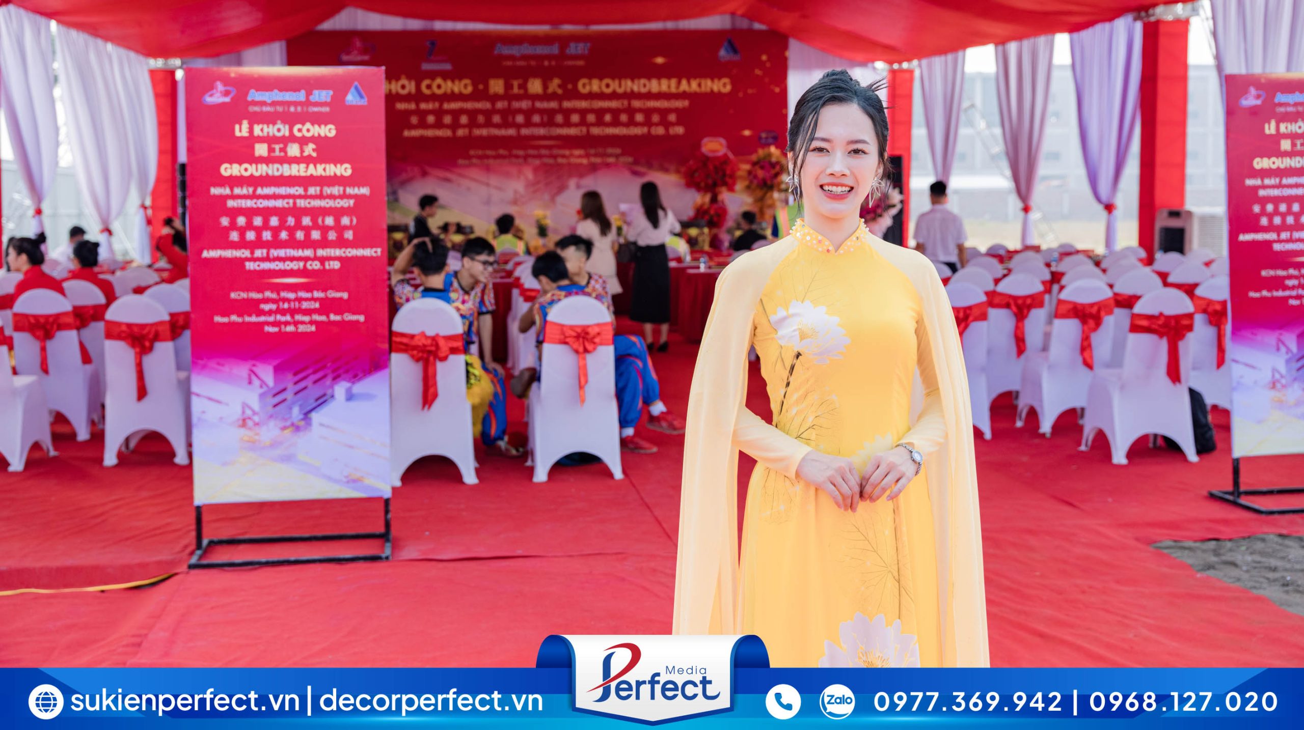 MC song ngữ Phương Oanh của Perfect Media