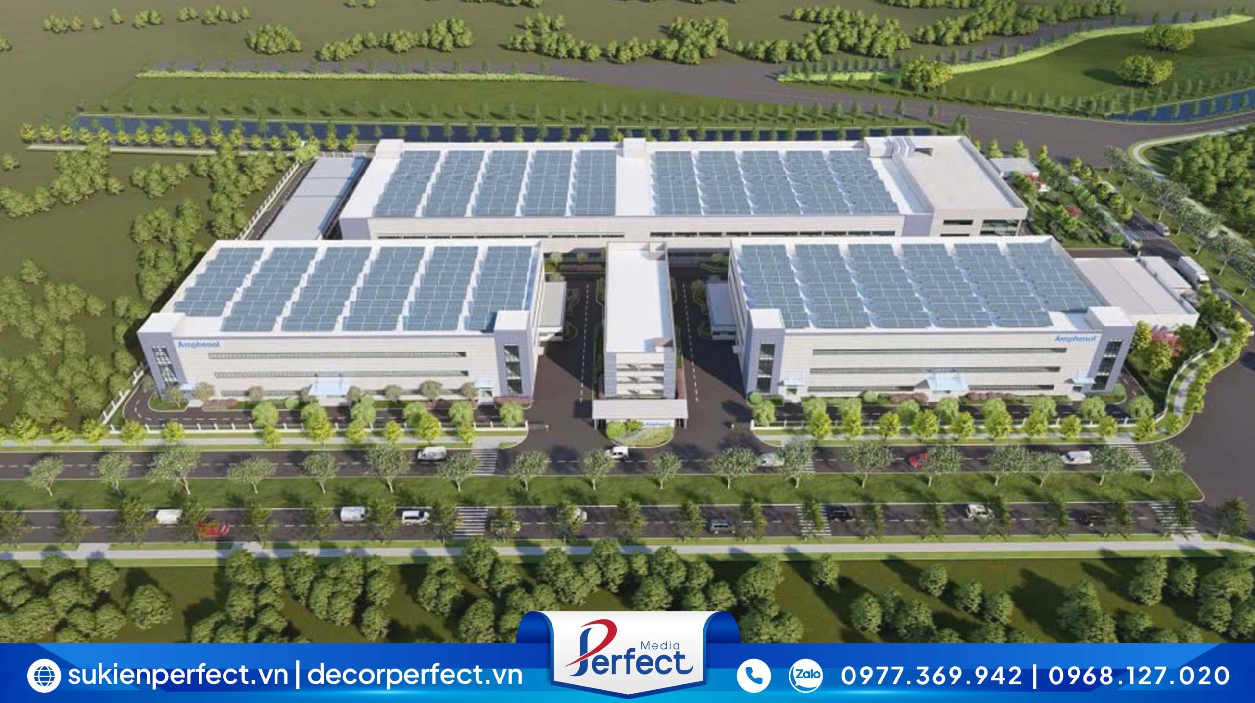 Phối cảnh nhà máy Amphenol Jet Tai Viet Nam