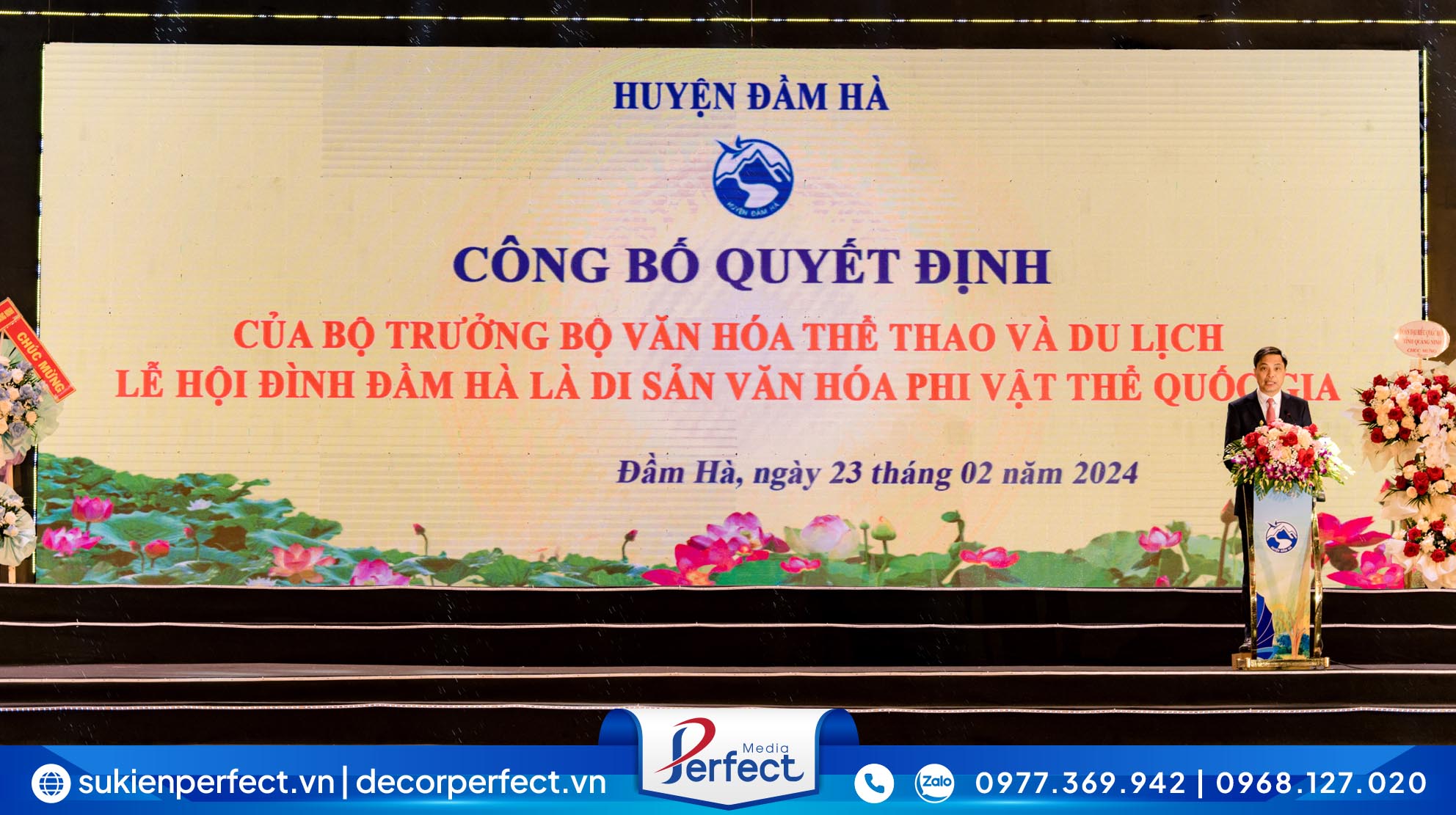 Ông Vũ Văn Diện - Phó Chủ tịch UBND tỉnh phát biểu chỉ đạo tại buổi lễ