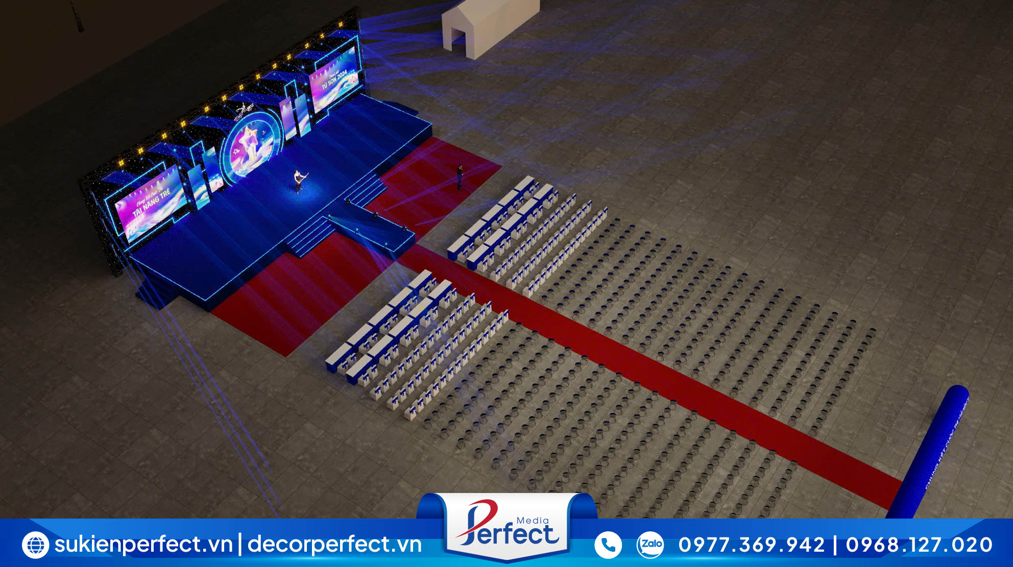 Phối cảnh 3D cuộc thi tìm kiếm tài năng trẻ thành phố Từ Sơn năm 2024