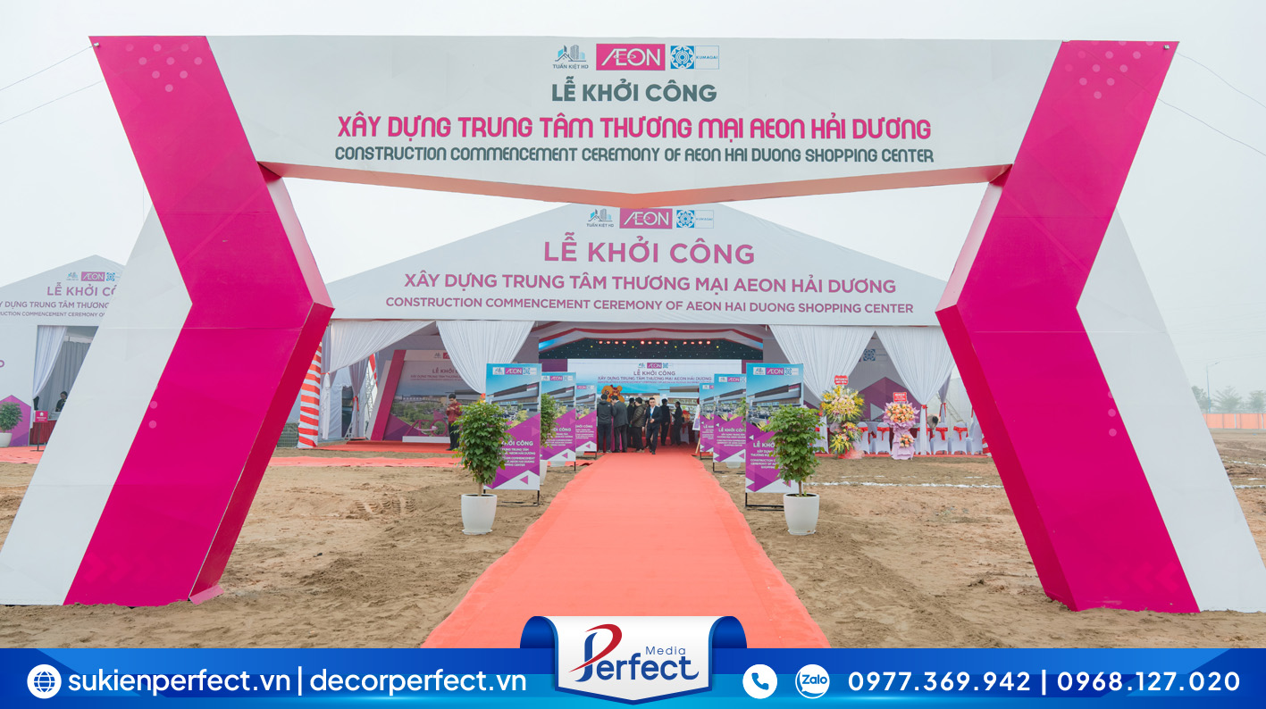 lễ khởi công Xây dựng Trung tâm Thương mại AEON Hải Dương