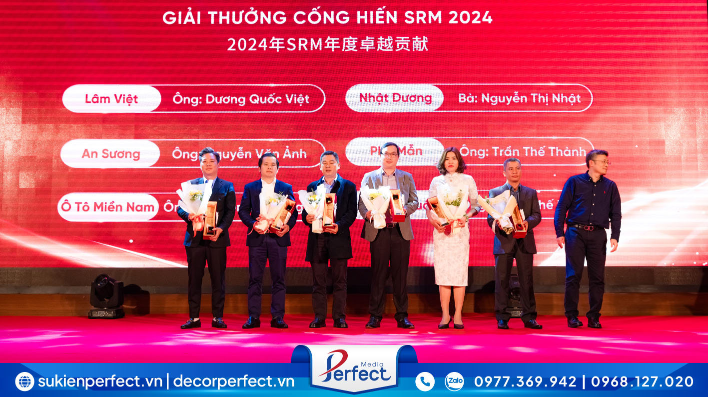 Vinh danh đại lý SRM xuất sắc 