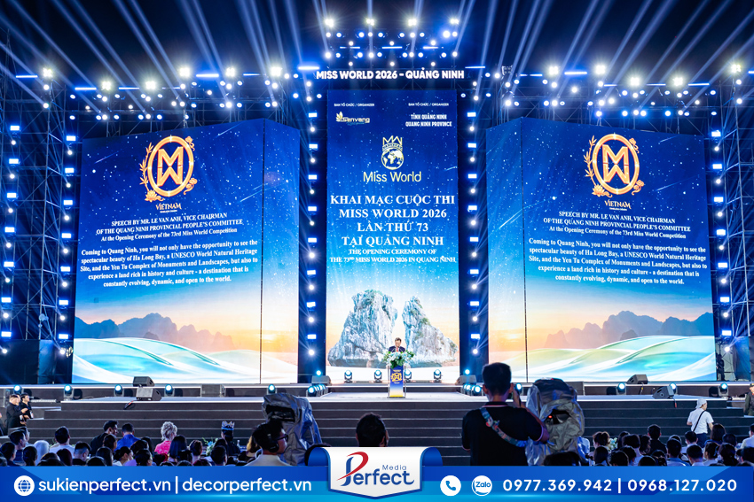 Khách mời phát biểu tại miss world lần thứ 73